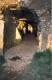Dawn sunlight illuminating the passage of the long barrow (Photograph by Michael Billett, 2002)