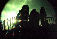 Whispering Knights burial chamber, Oxfordshire (Photo: May 1989)