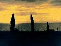 Ballochroy stone row, Kintyre (Photo: June 1990)