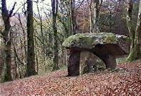 Gw�l-y-Filiast cromlech, Carmarthenshire (Video capture, November 1999)